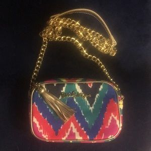 Multicolor Lilly Pulitzer mini bag gold strap